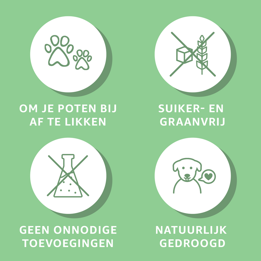 Natürliche Hähnchenbelohnung für Hunde