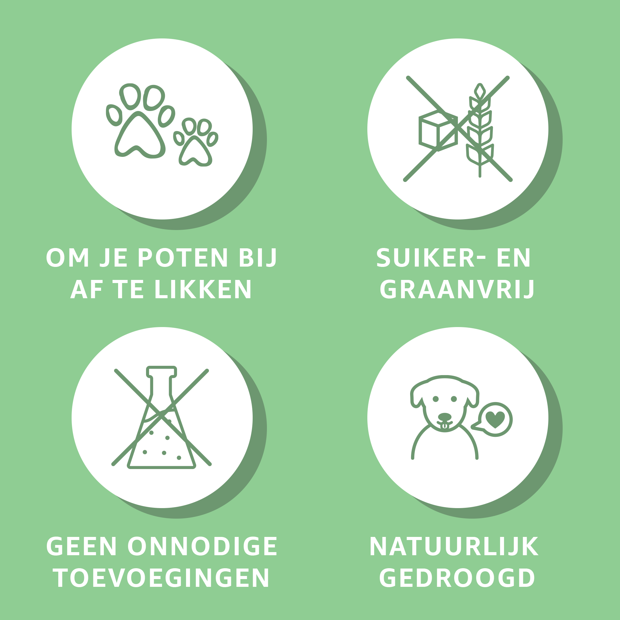 Natürliche Hähnchenbelohnung für Hunde