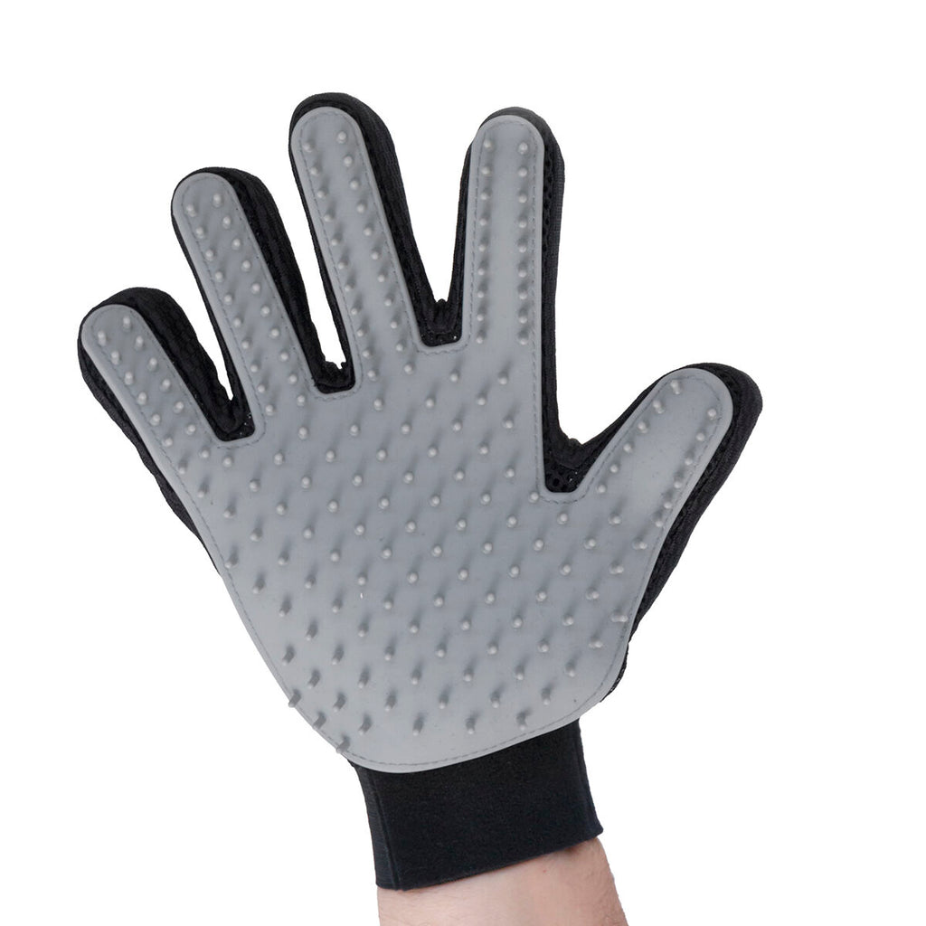 2-in-1 Bürste & Massagehandschuh für Haustiere