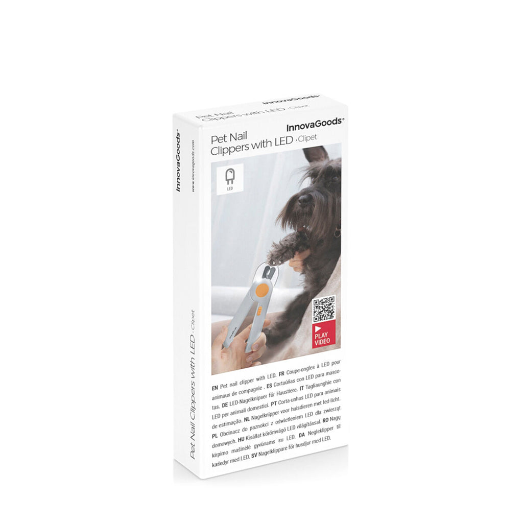 Clipet InnovaGoods LED-Nagelknipser für Haustiere – sicher & präzise schneiden