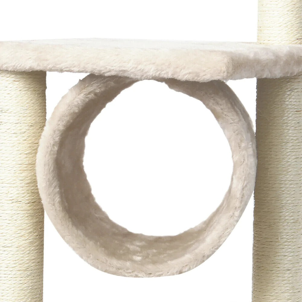 Katzen-Kletterturm mit Häuschen